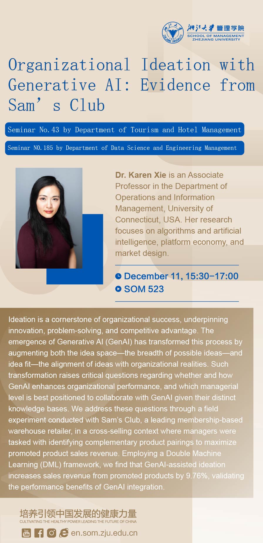 Organizational Ideation with Generative AI: Evidence from Sam’s Club — seminar poster